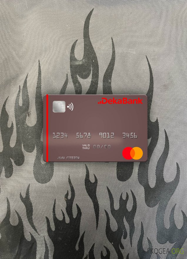 Allemagne Deka Bank mastercard photolook ,